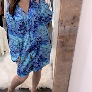 Victorias Secret blue sleep shirt size large